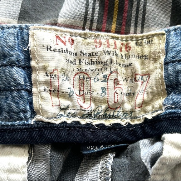 Polo Ralph Lauren VTG 90’s Fishing and Hunting Patch Plaid Shorts Mens 33 - Picture 7 of 10